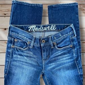 Madewell Rail Straight 24x31 Denim Blue Denim Jeans 24 VGUC
